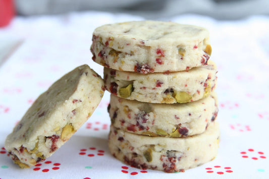 Cranberry Pistachio Shortbreads- Dozen