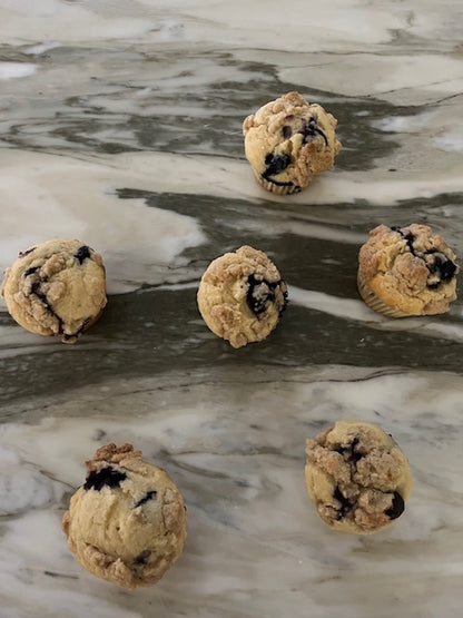 Blueberry Streusel Muffin-Three