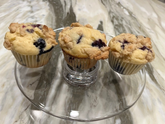 Blueberry Streusel Muffin-Three