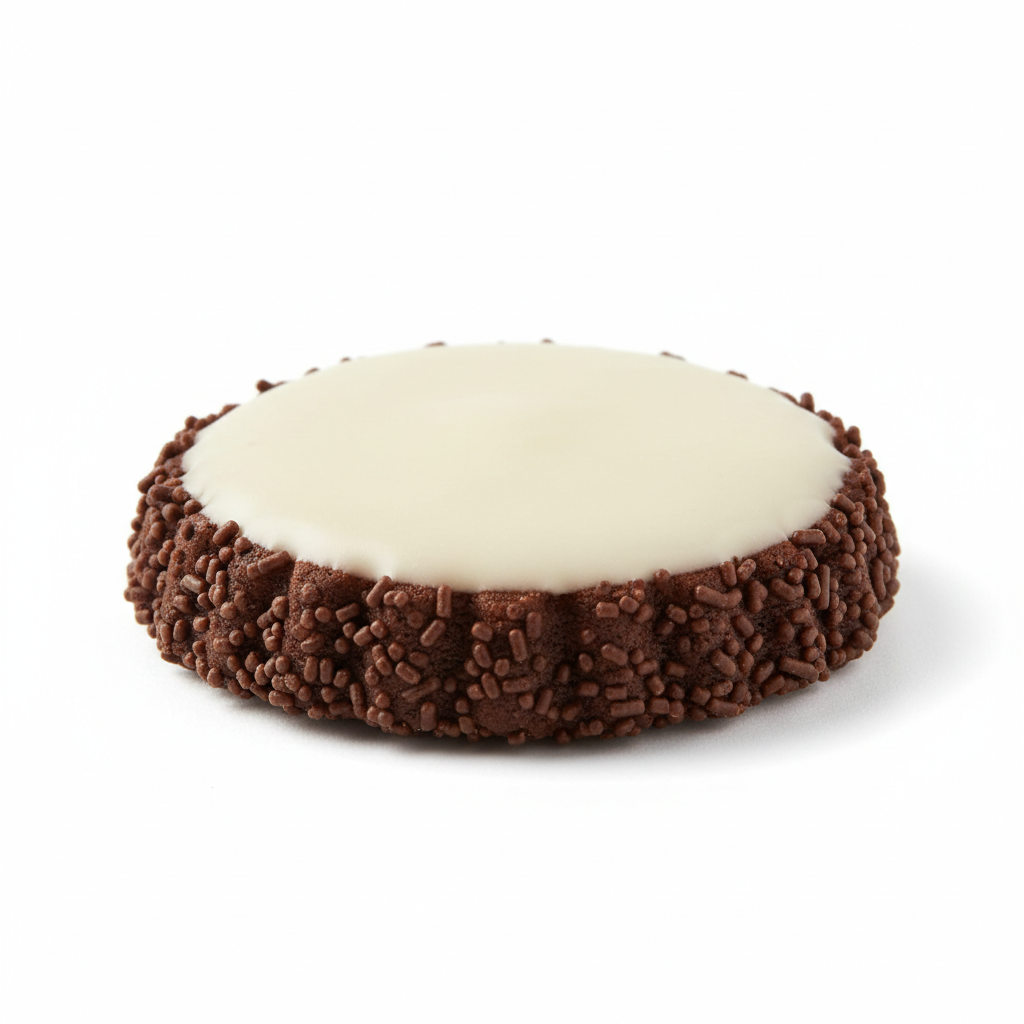 Malted Chocolate Petite Cookie - Edge Sprinkles Only